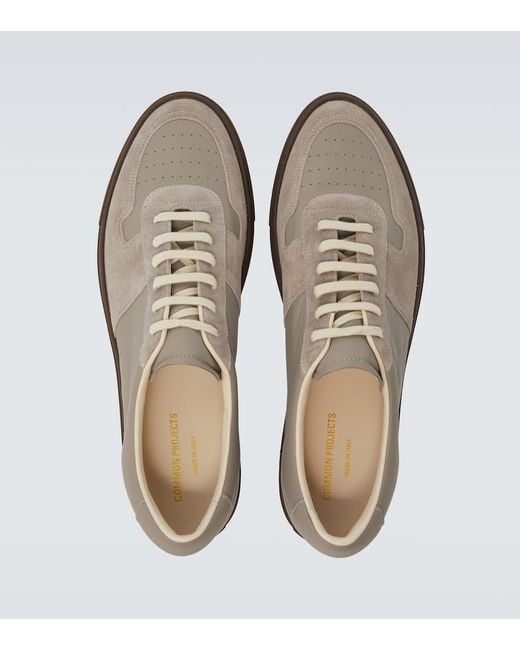 Baskets Achilles En Cuir Et Daim Common Projects pour homme en coloris Gray