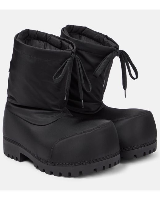 Balenciaga Black Alaska Low Snow Boots