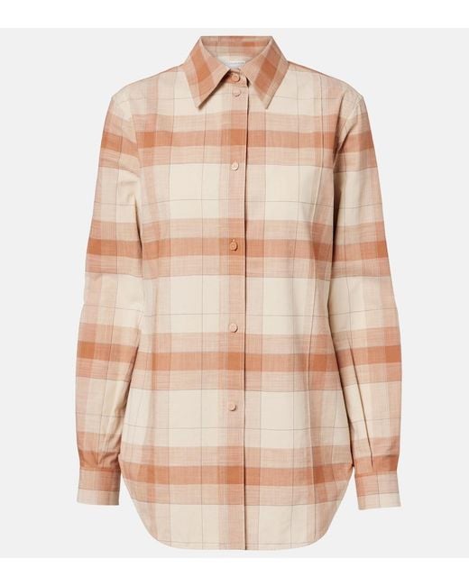 Calvin Klein Brown Scarlett Cotton Shirt