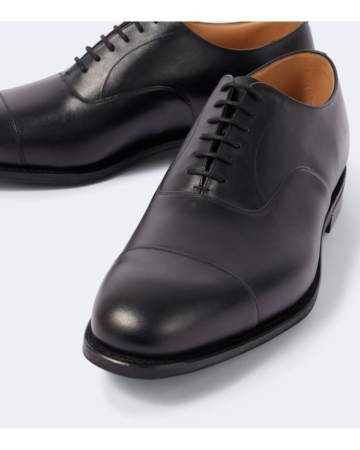 Church's Black Consul Leather Lace-Up Oxford Shoes for men