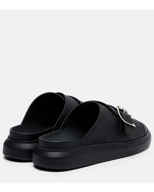 McQueen Black Hybrid Sandals