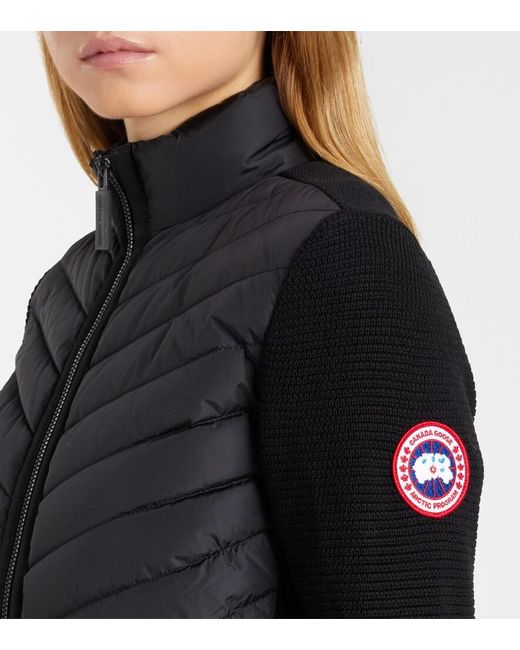 Canada Goose Black Hybridge Knit Jacket
