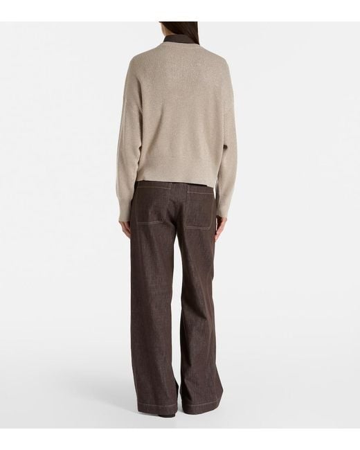 Pullover di Brunello Cucinelli in Natural
