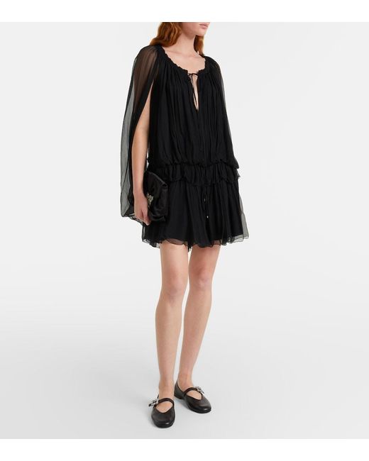 Roger Vivier Black Roundy Toe Embellished Leather Ballet Flats