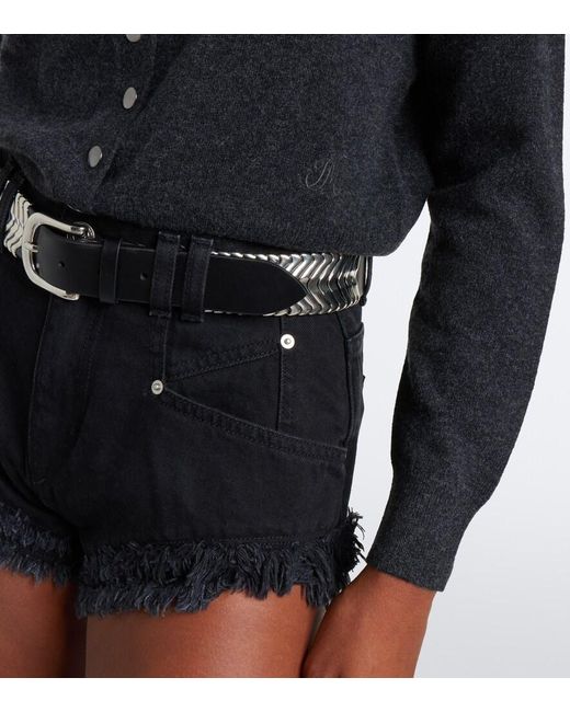 Isabel Marant Black Idesia Wool And Cashmere Cardigan