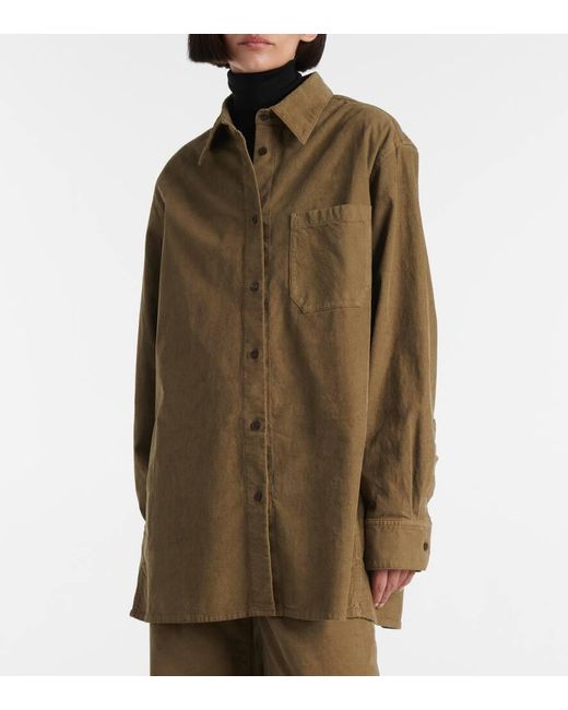 The Row Natural Tan Idro Shirt