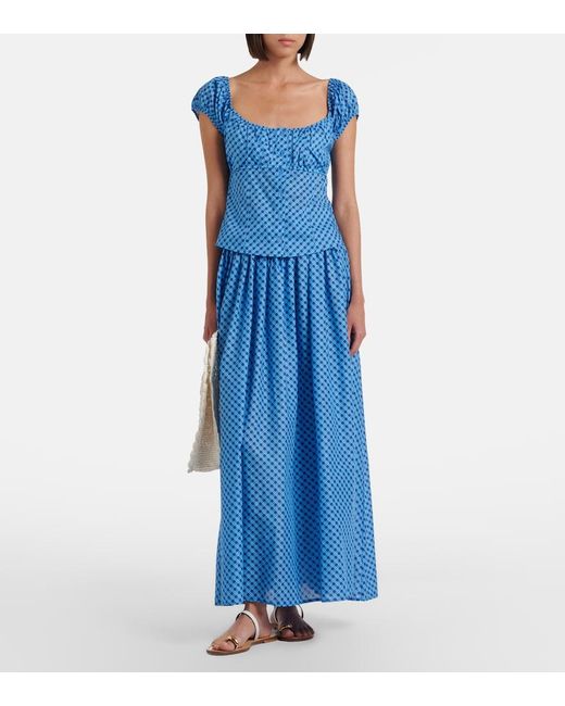 Montce Blue Millie Plaid Cotton Top