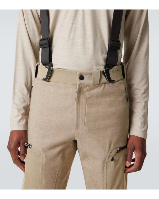 Sease Natural Trace 2.0 Wool-Blend Ski Salopettes for men