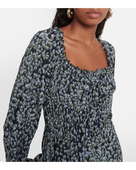 Altuzarra Gray Lillian Printed Silk Midi Dress