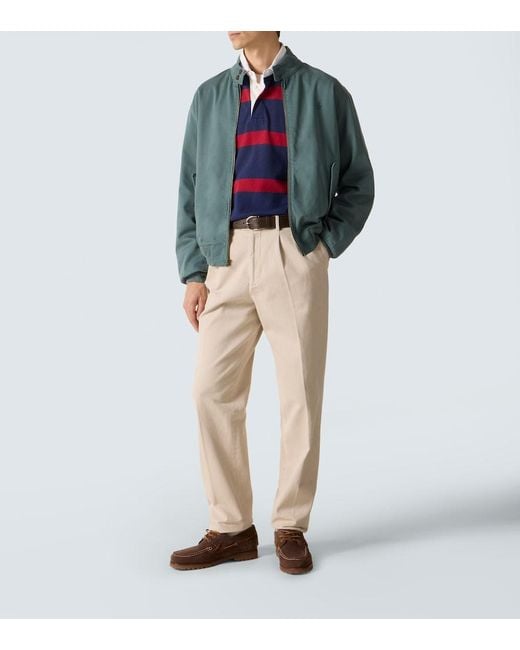 Polo Ralph Lauren Blue Bedford Cotton Chino Jacket for men