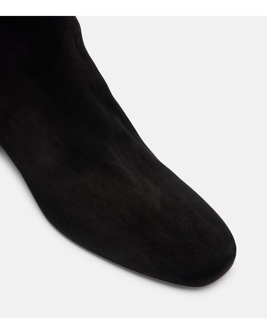 Tod's Black Suede Ankle Boots