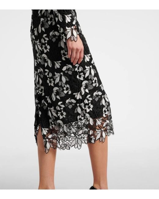 Abito Midi di Monique Lhuillier in Black