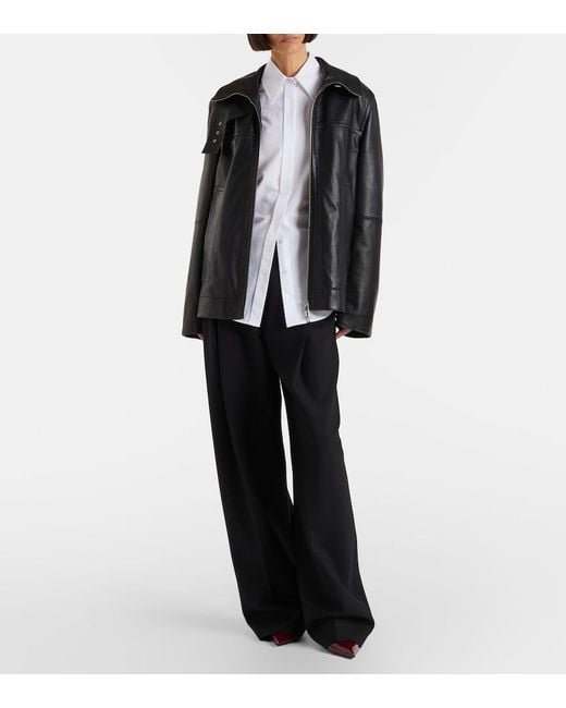 Sportmax White Cotton Poplin Shirt