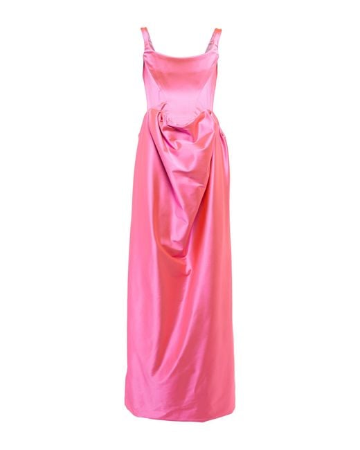 Vivienne Westwood Camille Satin Gown in Pink | Lyst
