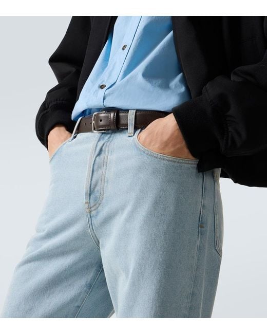 The Row Guertel Classic Aus Leder in Black für Herren