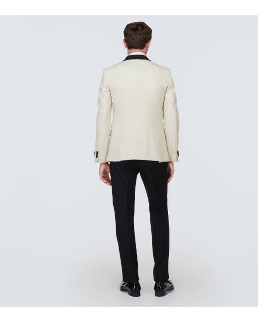 Valentino White Wool Tuxedo for men
