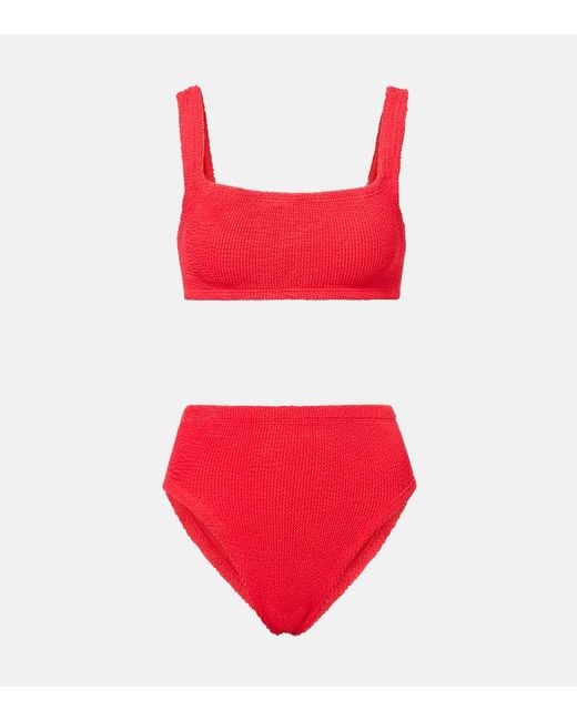 Hunza G Red Patricia Bikini
