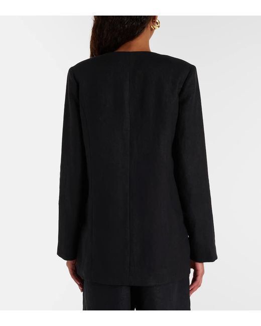 Posse Black Rio Linen Jacket