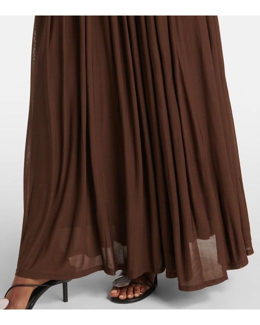 Jonathan Simkhai Brown Jamie Jersey Maxi Dress