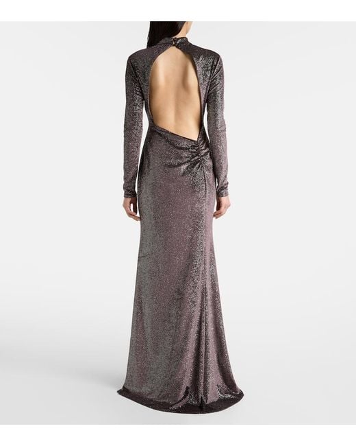 The Sei Purple Jersey Gown
