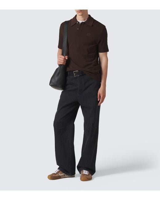Loewe Natural Ballet Runner 2.0 Suede-Trimmed Sneakers for men