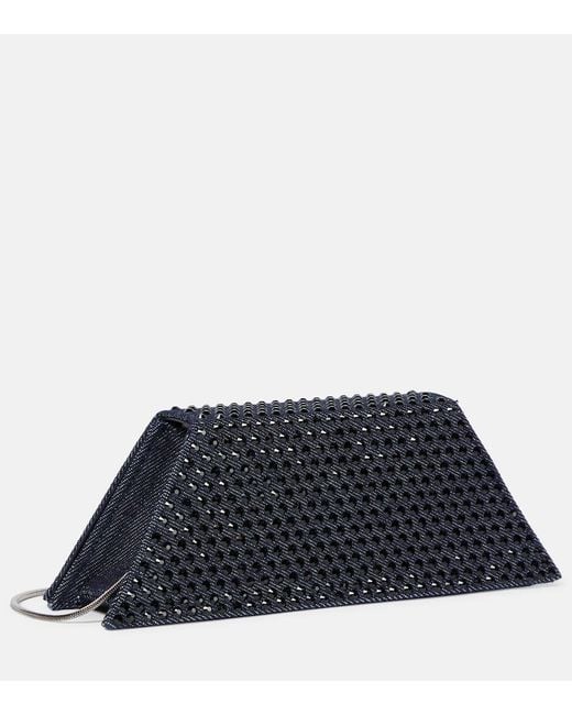 Clutch Superamini Yigit di AMINA MUADDI in Blue