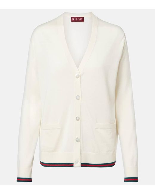 Cardigan di Gucci in White