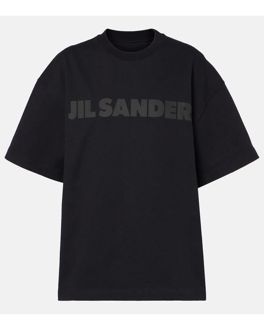 Camiseta De Algodon Jil Sander de color Black