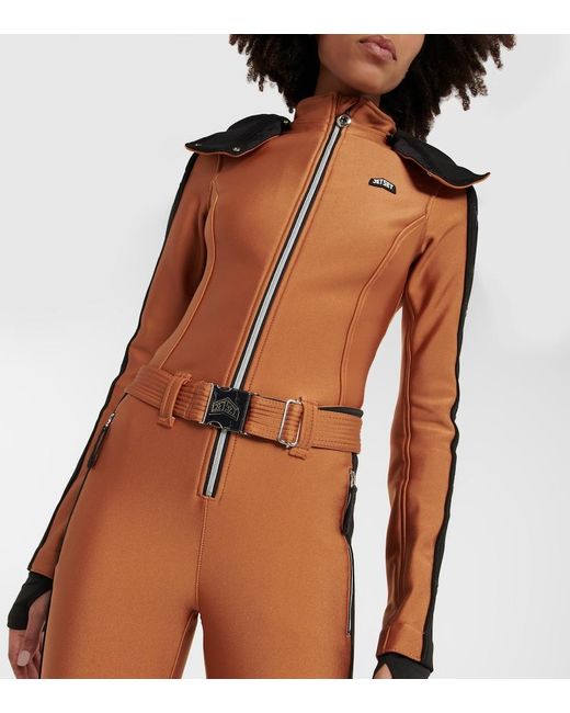 Jet Set Brown Magic Ghoster Glam Ski Suit