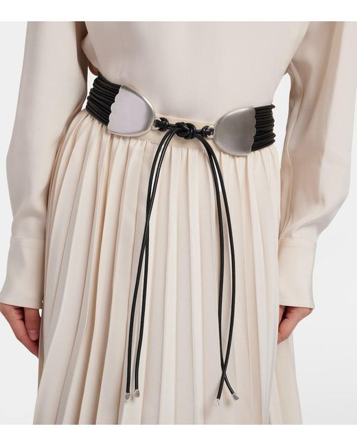 Isabel Marant Black Brandy Leather Belt