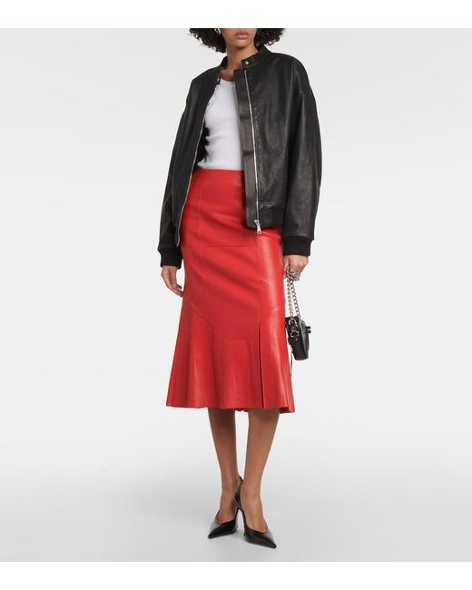 Stouls Black Pharrell Leather Bomber Jacket