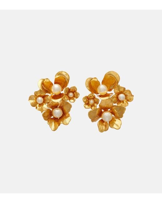 Boucles D'Oreilles Orsola En Plaque Or Jennifer Behr en coloris Metallic