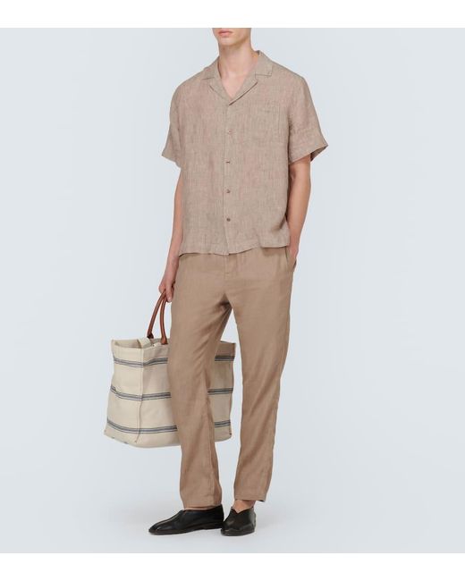 Frescobol Carioca Hose Oscar Aus Leinen in Natural für Herren
