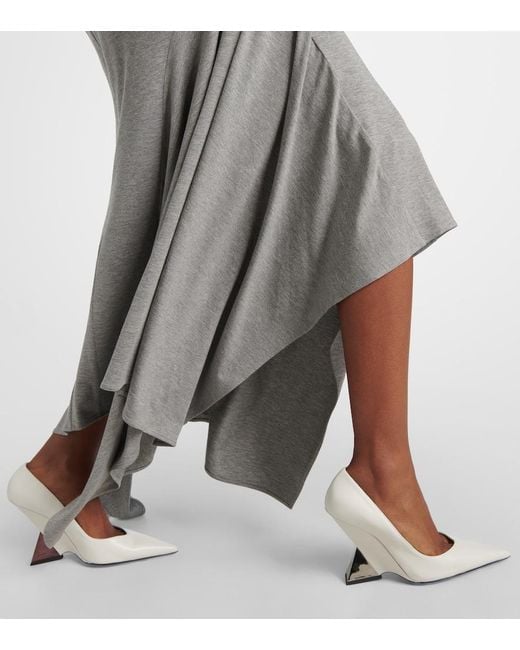 The Attico White Cheope Leather Pumps
