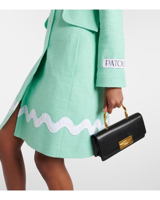 Patou Green Double-Breasted Coats