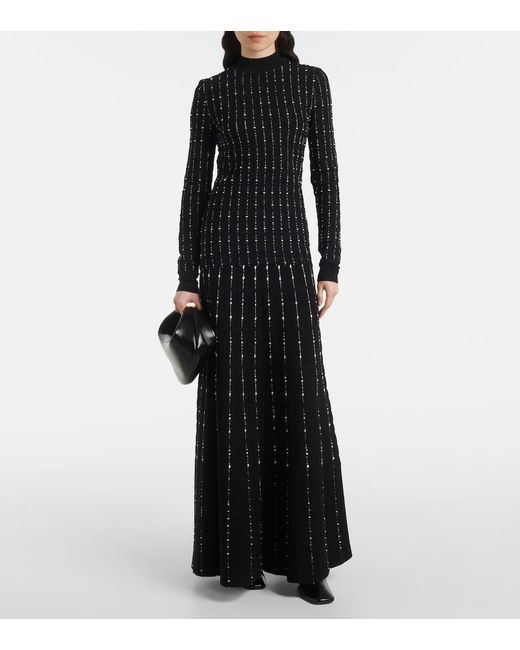 Pullover A Collo Alto di Joseph in Black