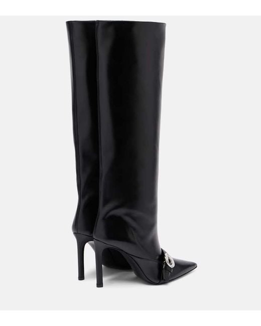 Coperni Black Stiefel Aus Leder