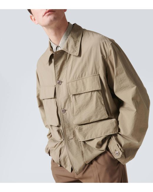 Veste en coton melange Lemaire pour homme en coloris Green