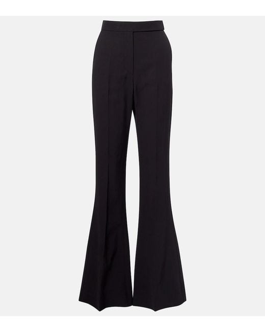 Sportmax Blue Piacere Flared Pants