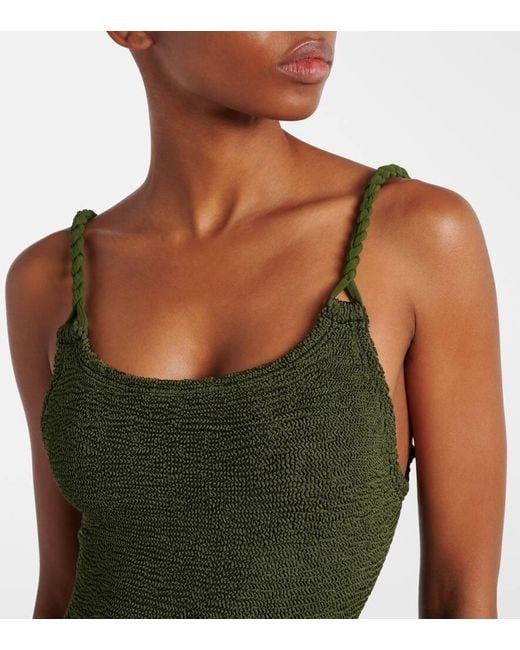 Maillot De Bain Camille Hunza G en coloris Green