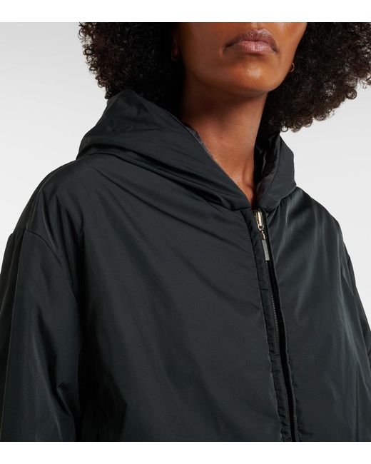 Max Mara Black The Cube Hooded Jacket