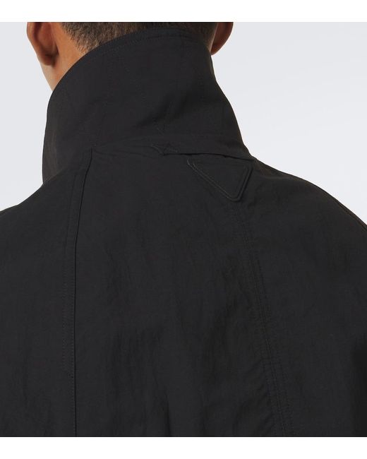 Prada Black Re-Nylon Cropped Cape for men