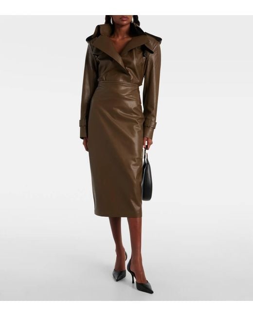 Body Cruzado Norma Kamali de color Brown