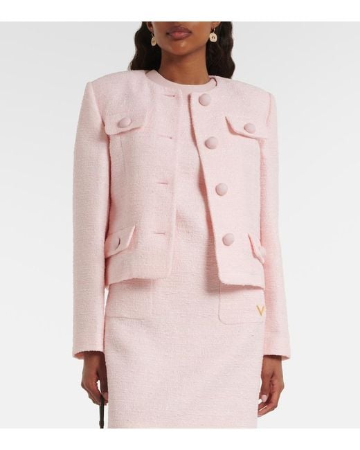 Valentino Pink Tweed Jacket