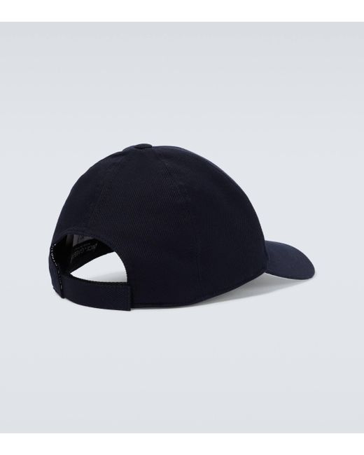Dolce & Gabbana Blue Logo Cotton Baseball Cap for men