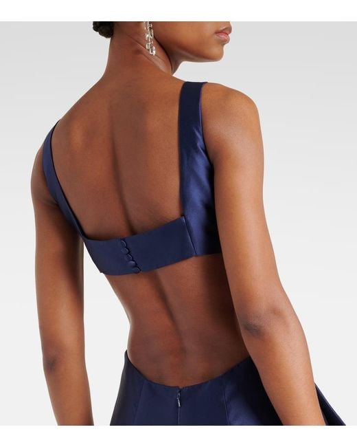 Robe Longue Sabella Costarellos en coloris Blue