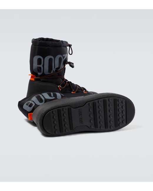 Stivali Doposci Con Logo di Moon Boot in Black da Uomo