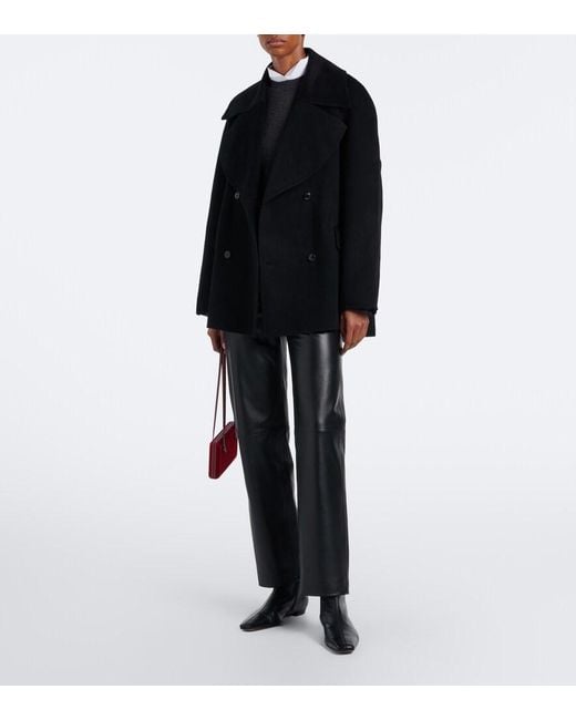 Loulou de Saison Black Neil Wool And Cashmere Jacket