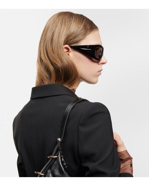 Givenchy Gray G180 Rectangular Sunglasses