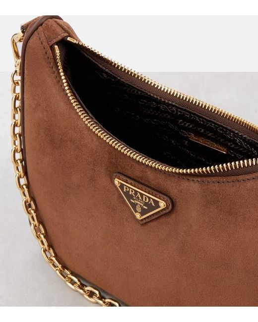 Prada Brown Schultertasche Re-Edition Mini